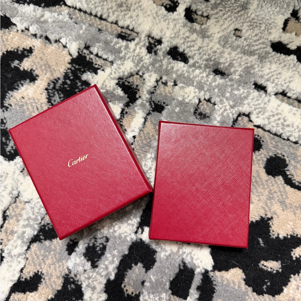 New Cartier Luxurious Red Box Empty